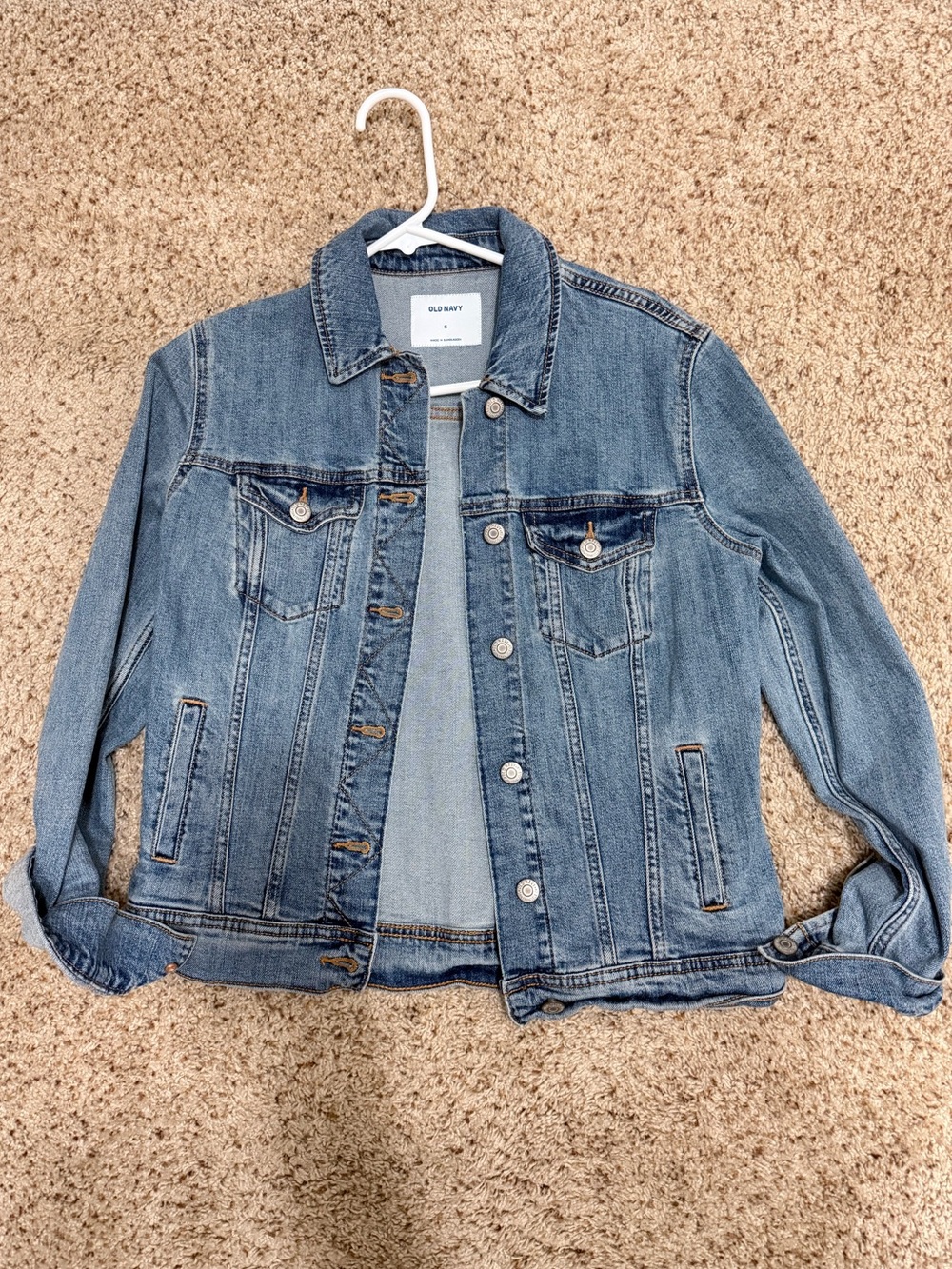 Old Navy Classic Blue Denim Jean Jacket